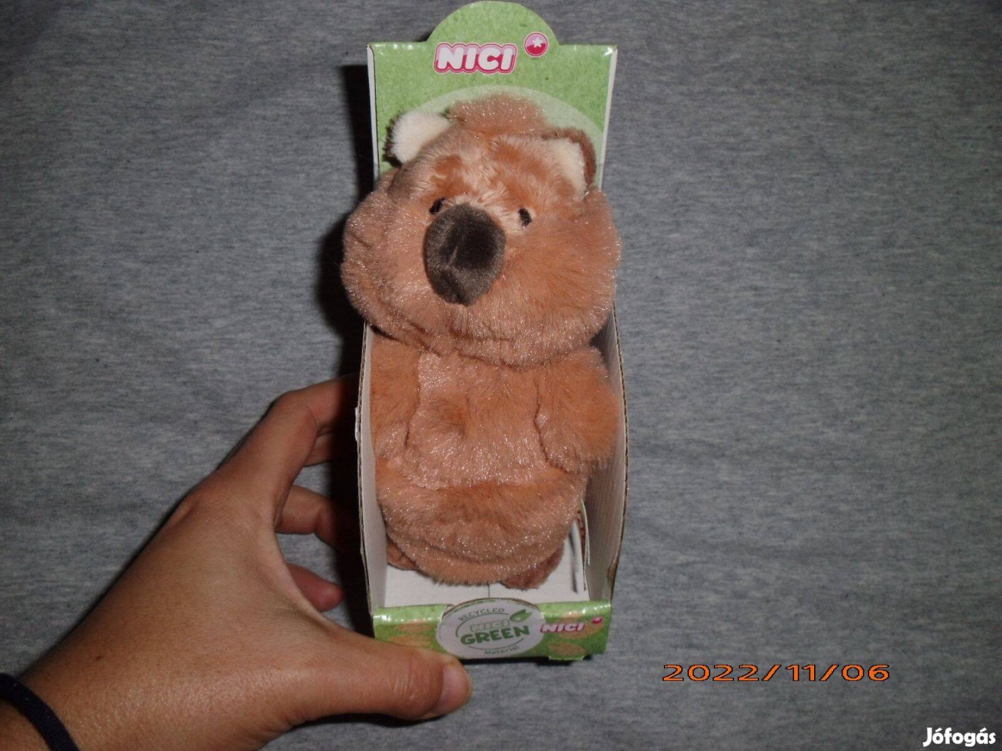 Nici plüss quokka 15 cm