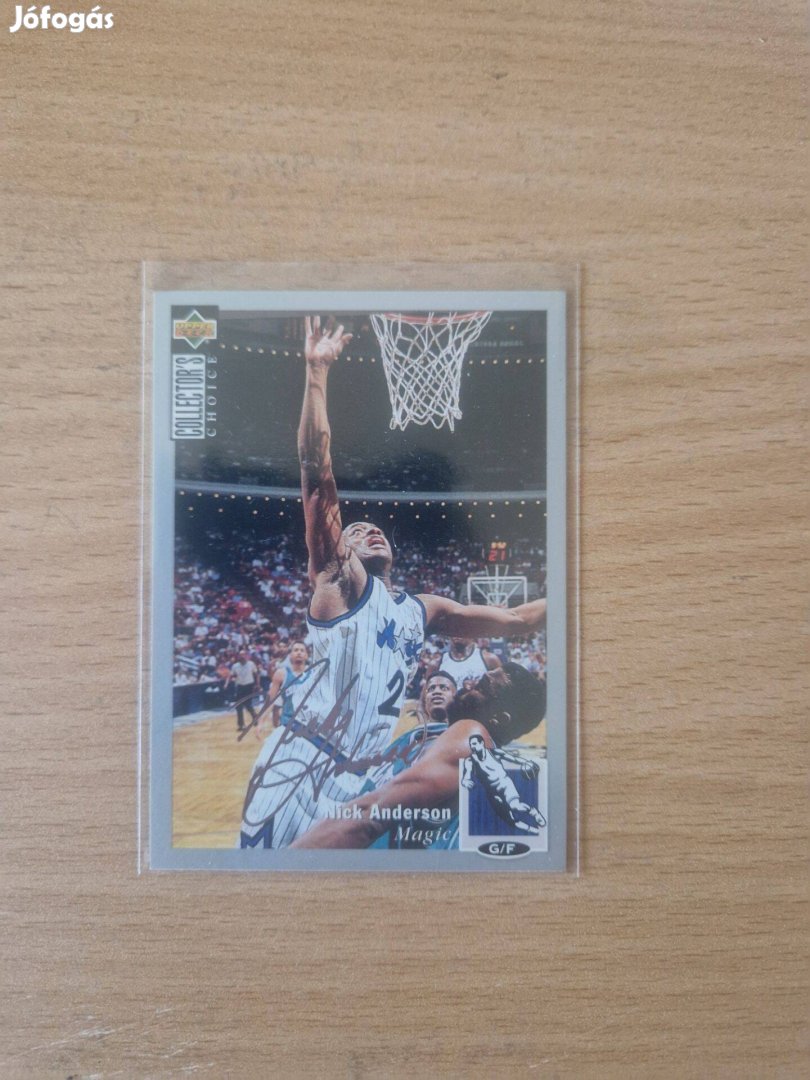 Nick Anderson Collectors Choice 1994-95 Silver Signature 78