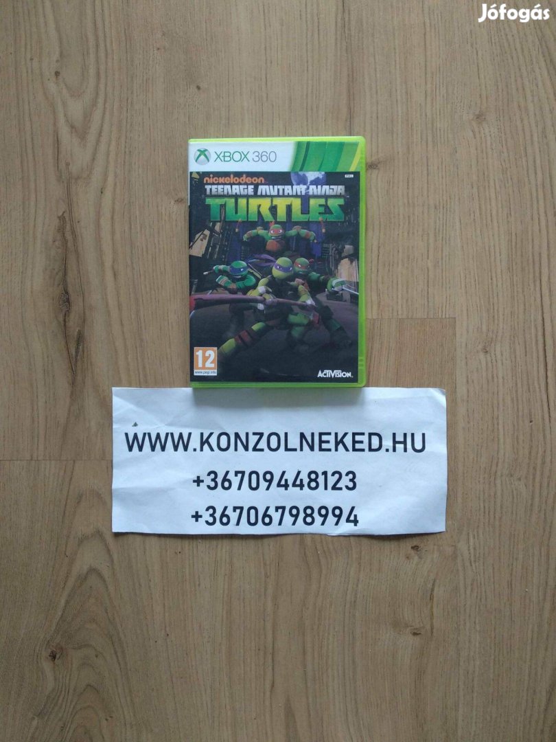 Nickelodeon Teenage Mutant Ninja Turtles eredeti Xbox 360 játék