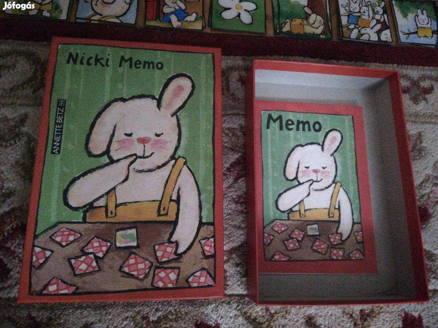 Nicki Memo - aranyos nyuszis memória játék 