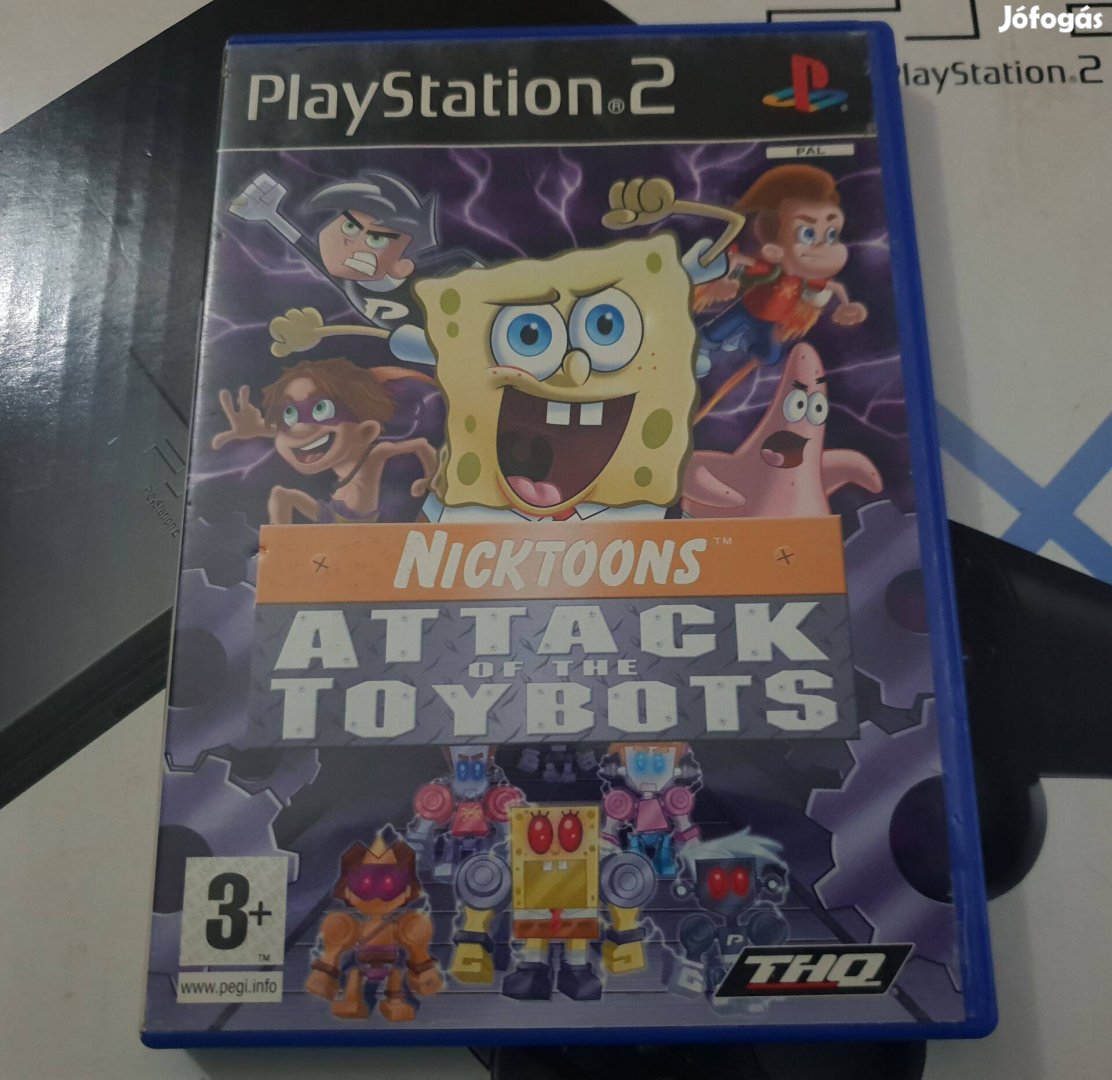Nicktoons Attack of the Toybots Playstation 2 eredeti lemez eladó