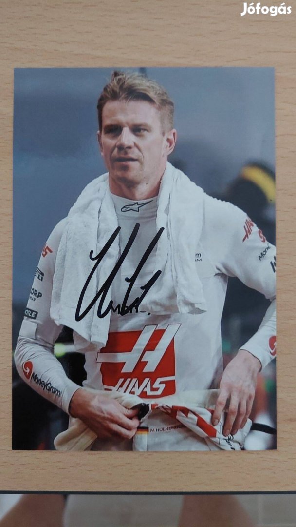 Nico Hülkenberg Forma 1 versenyző aláírása