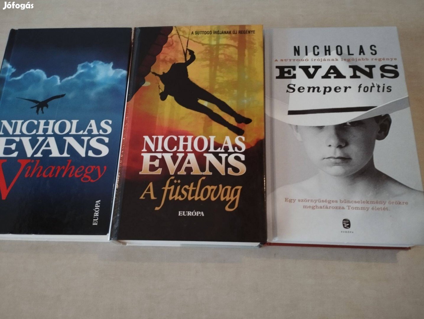 Nicoals Evans könyvek