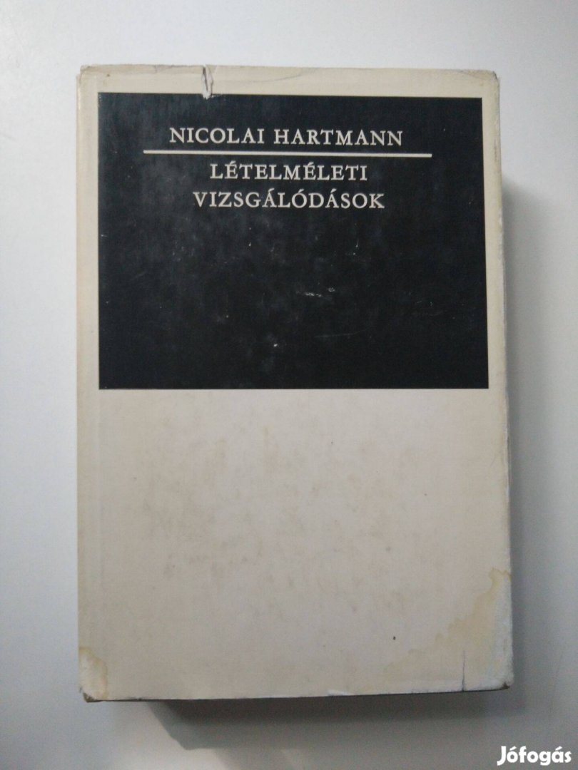 Nicolai Hartmann - Lételméleti vizsgálódások