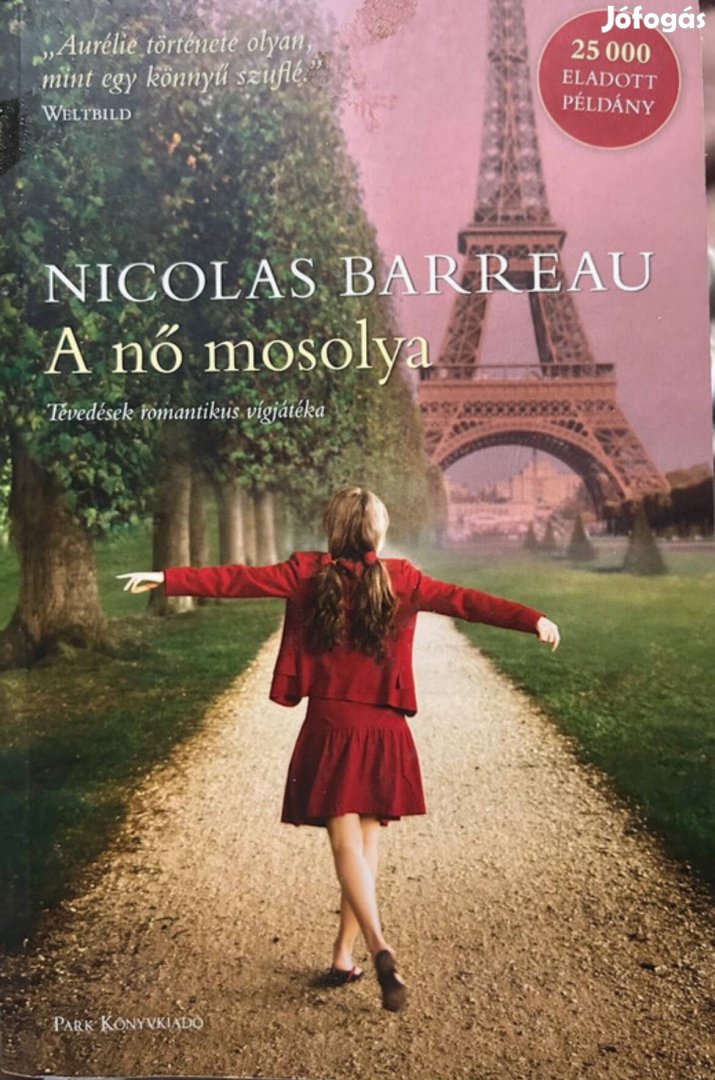 Nicolas Barreau: A nő mosolya c. könyv eladó