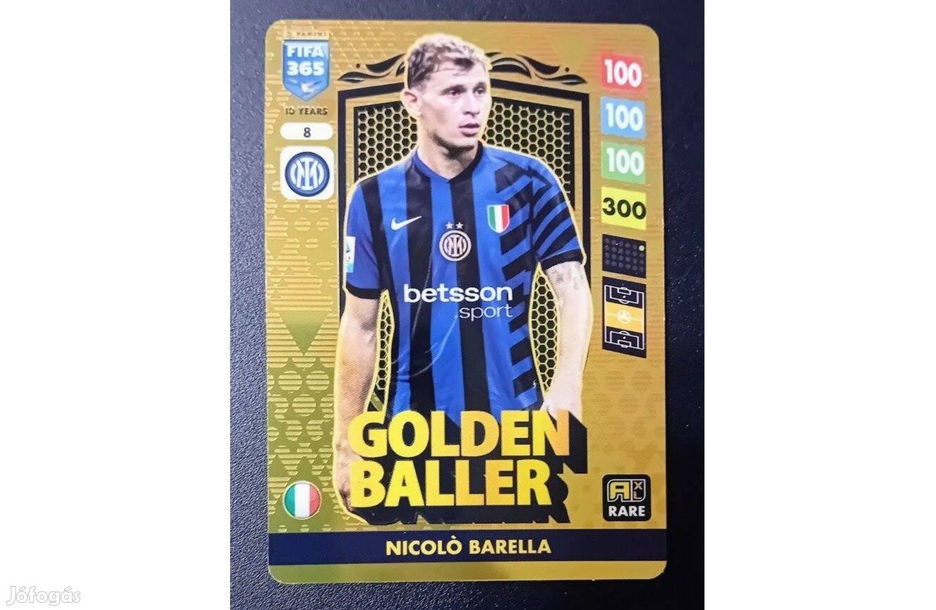 Nicoló Barella Internazionale Golden Baller focis kártya FIFA 2025