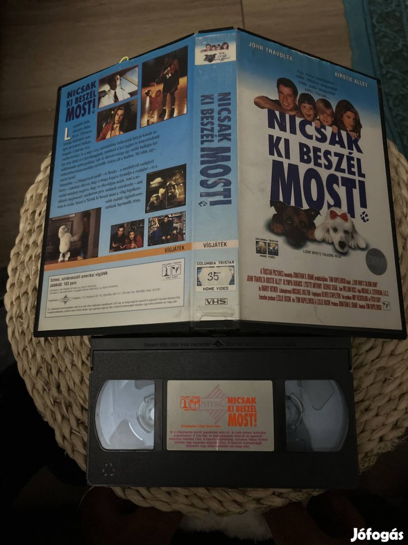 Nicsak ki beszél kost vhs film