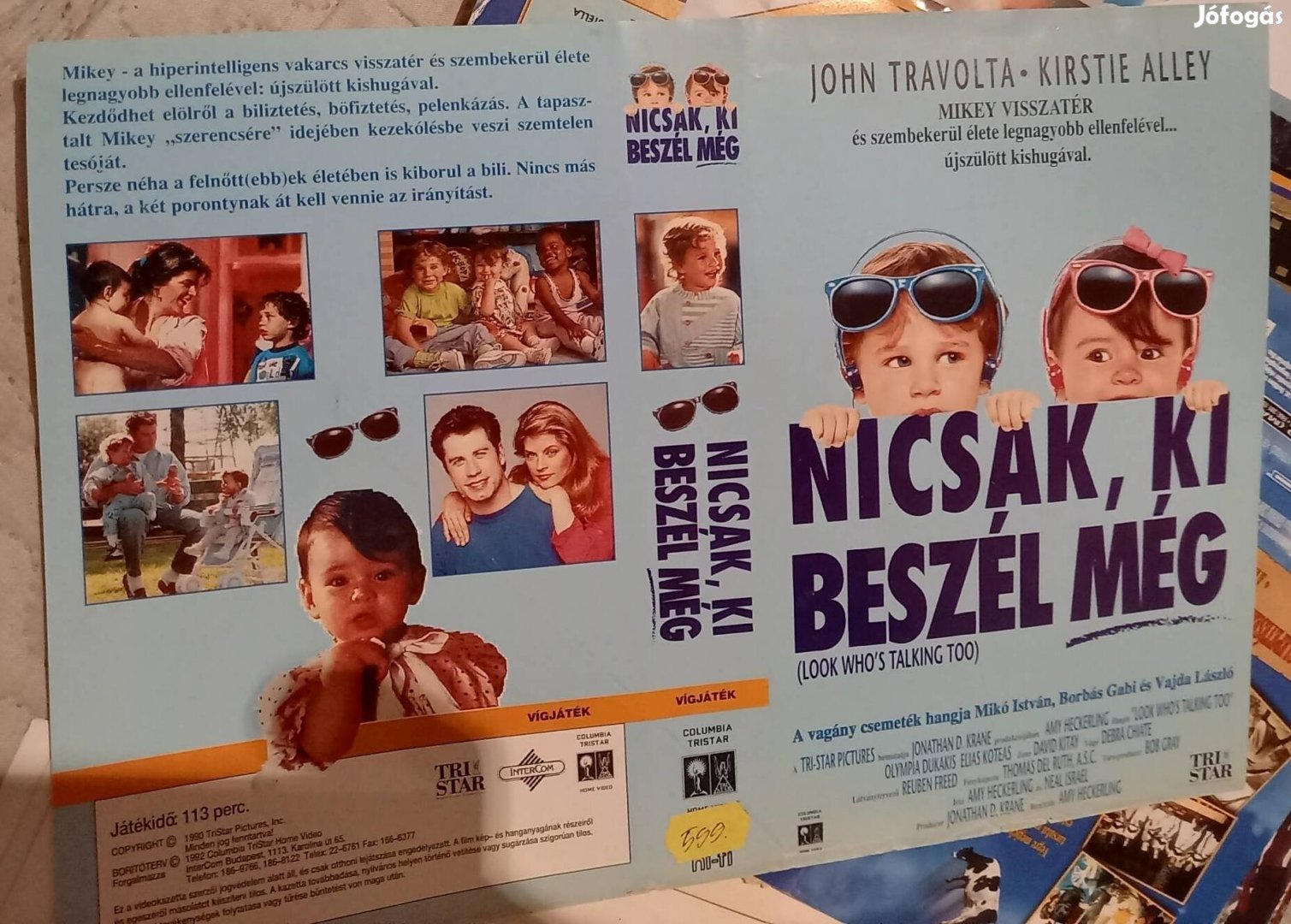 Nicsak ki beszél még- vígjáték vhs - John Travolta