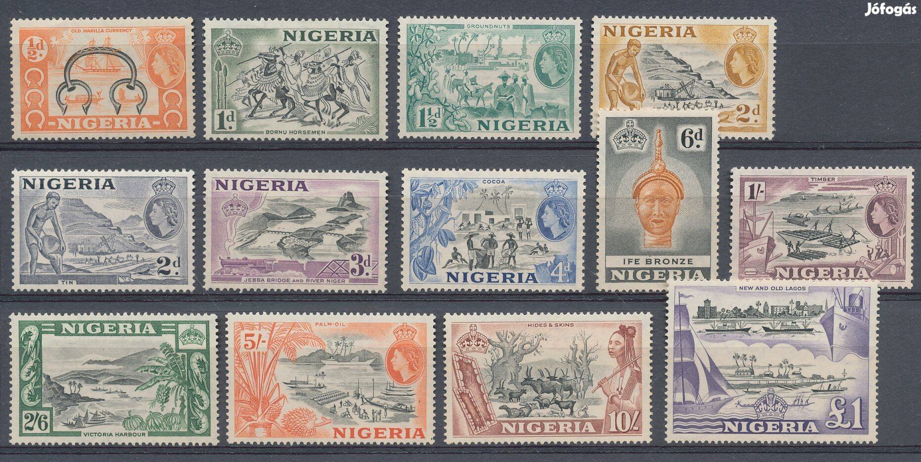 Nigéria Michel szám 71/83 menta tökéletes, tájképek