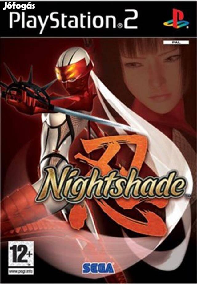 Nightshade eredeti Playstation 2 játék