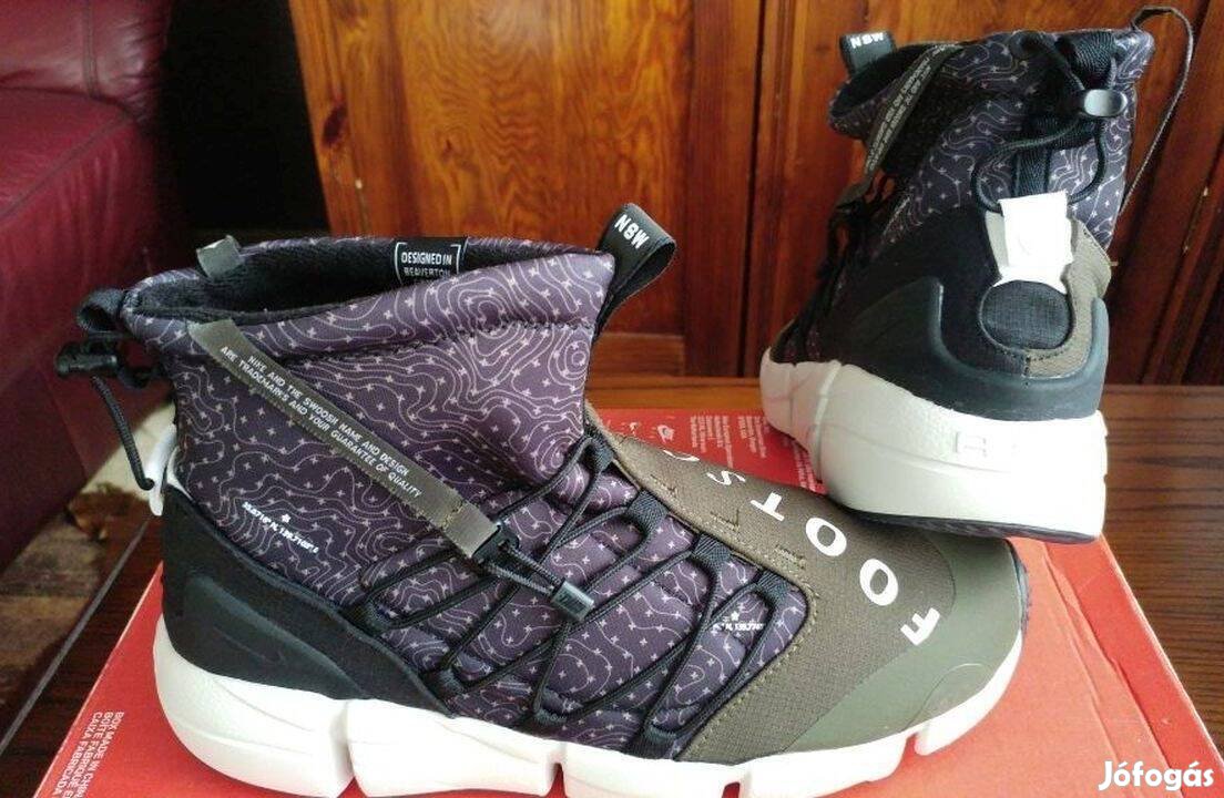 Nike Air Footscape Mid Utility 45.5-es különleges utcai cipő. Új