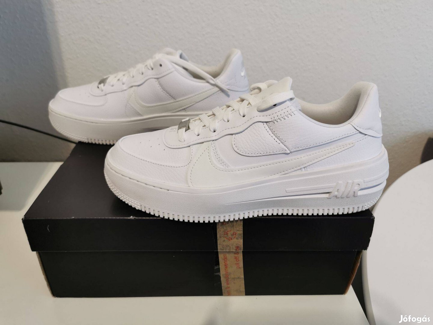 Nike Air Force 1 Platform cipő, 41 méret, teljesen új