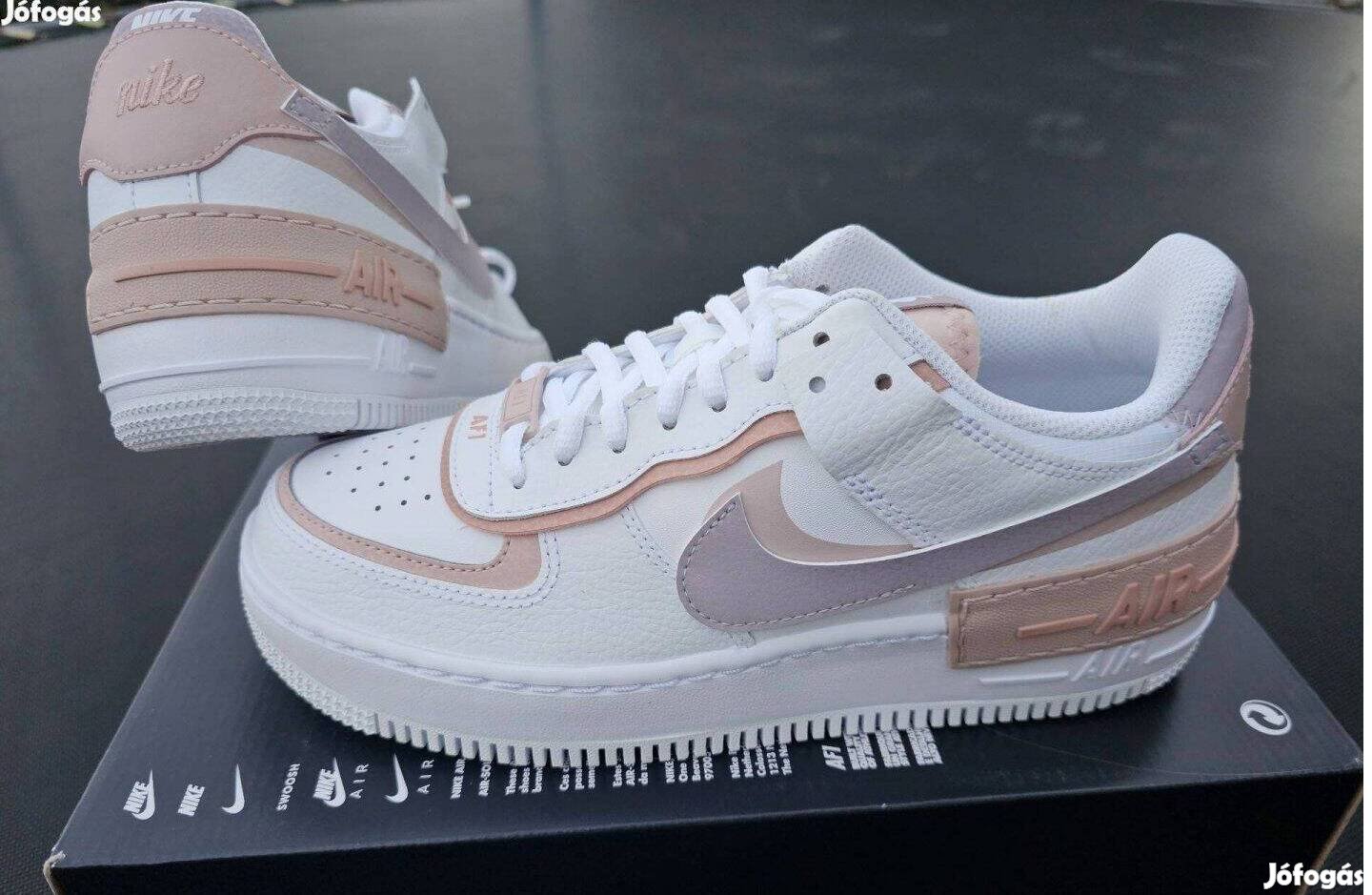 Nike Air Force 1 Shadow női 39-es bőr utcai cipő. Teljesen új, eredeti