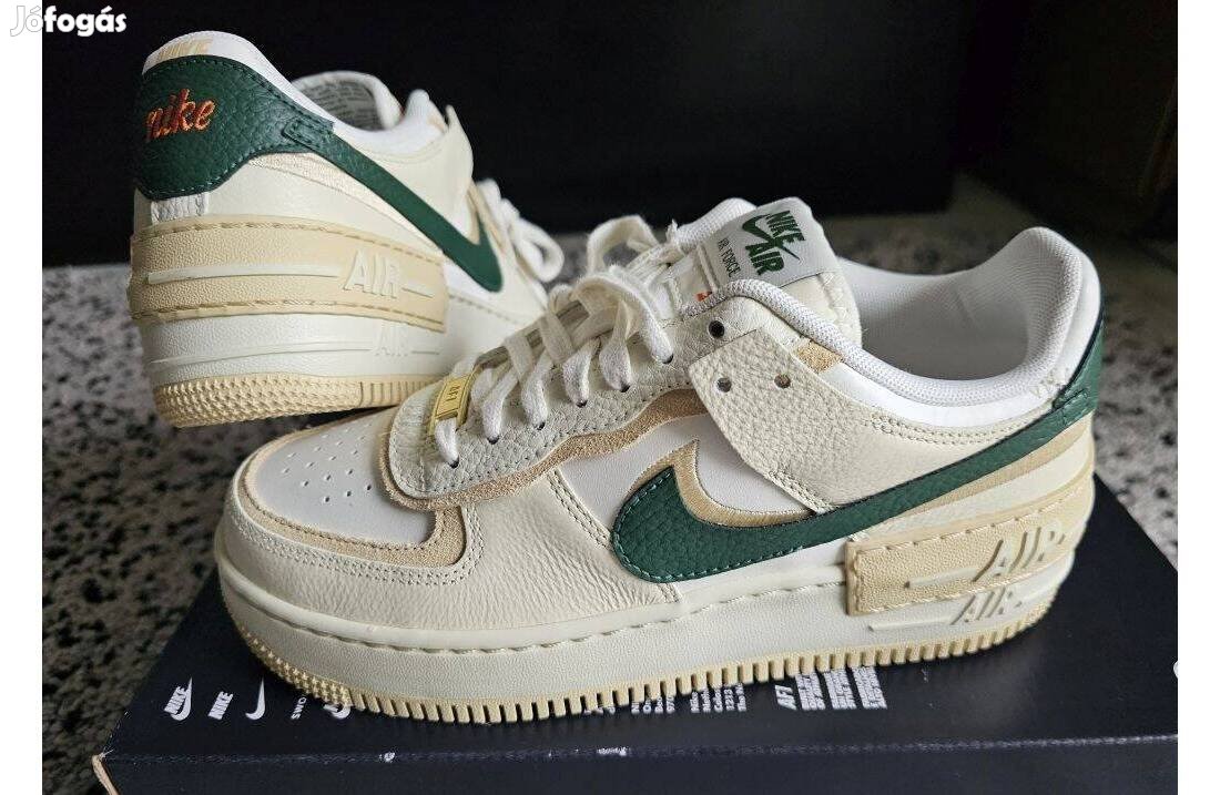 Nike Air Force 1 Shadow női 40 40.5 és 41-es bőr utcai cipő. Új
