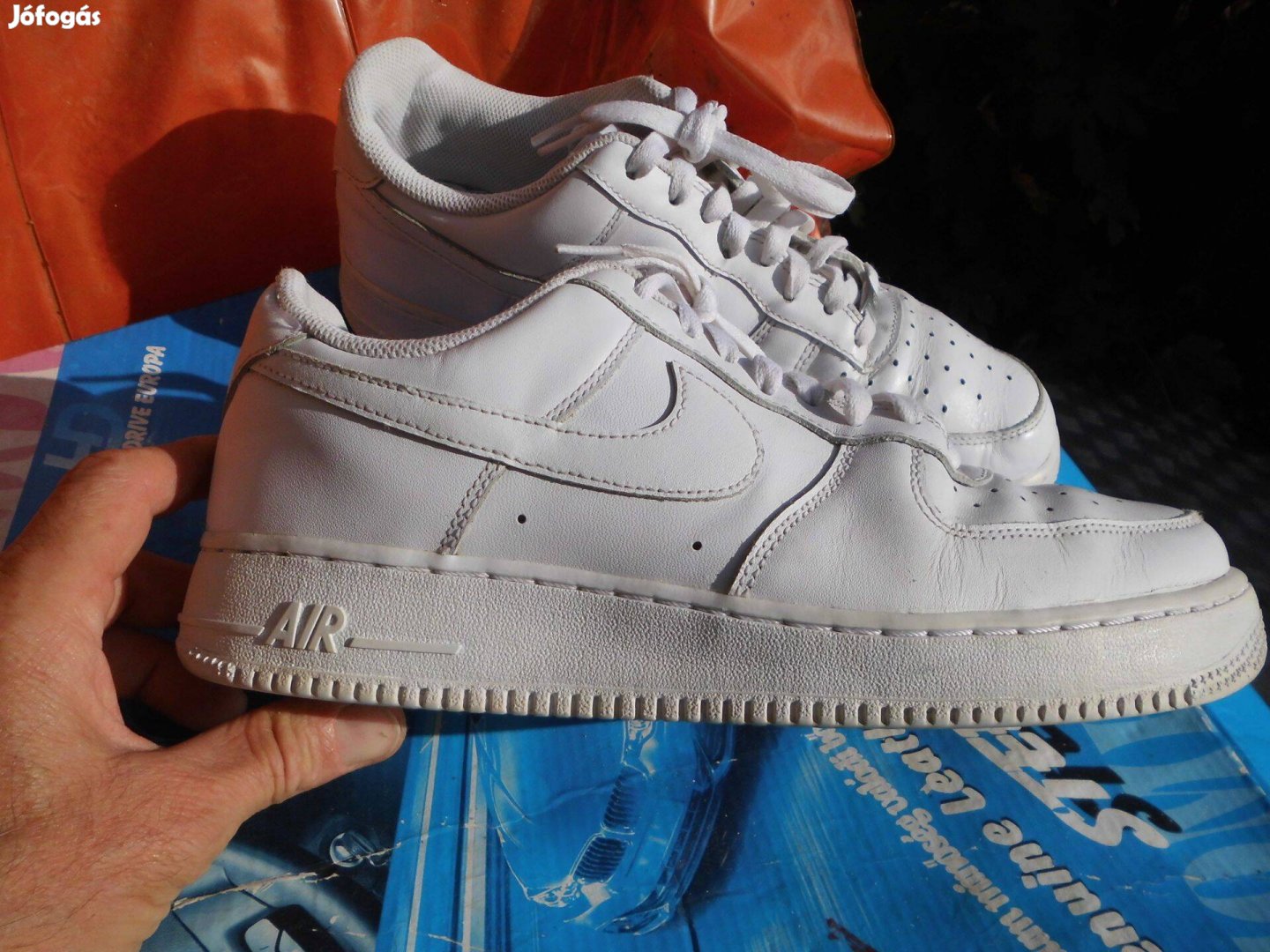 Nike Air Force 1 fehér bőr 43-as eladó,