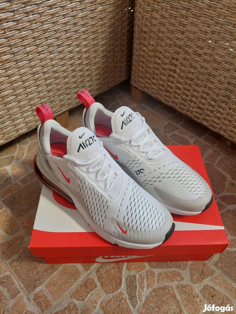 Nike Air Max 270 White / Lt Fusion Red-Grey