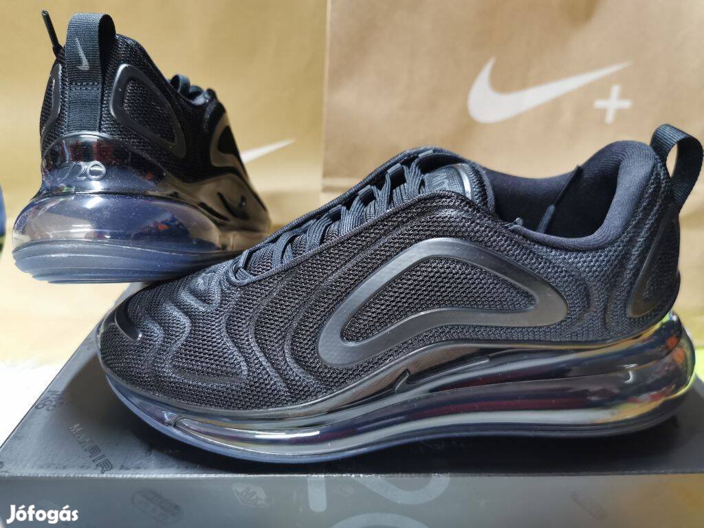 Nike Air Max 720 full fekete 36.5 es noi cipo. Teljesen uj eredeti Emod Cipok Jofogas