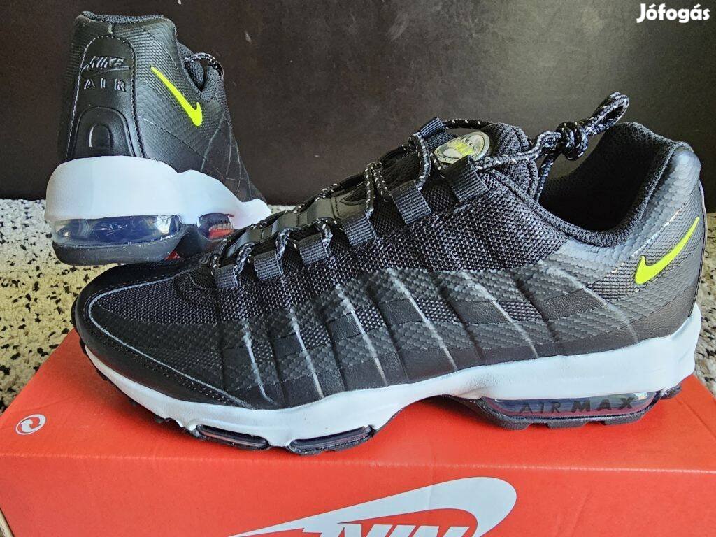 Nike Air Max 95 Ultra férfi 40-es fekete utcai cipő. Teljesen új, ered