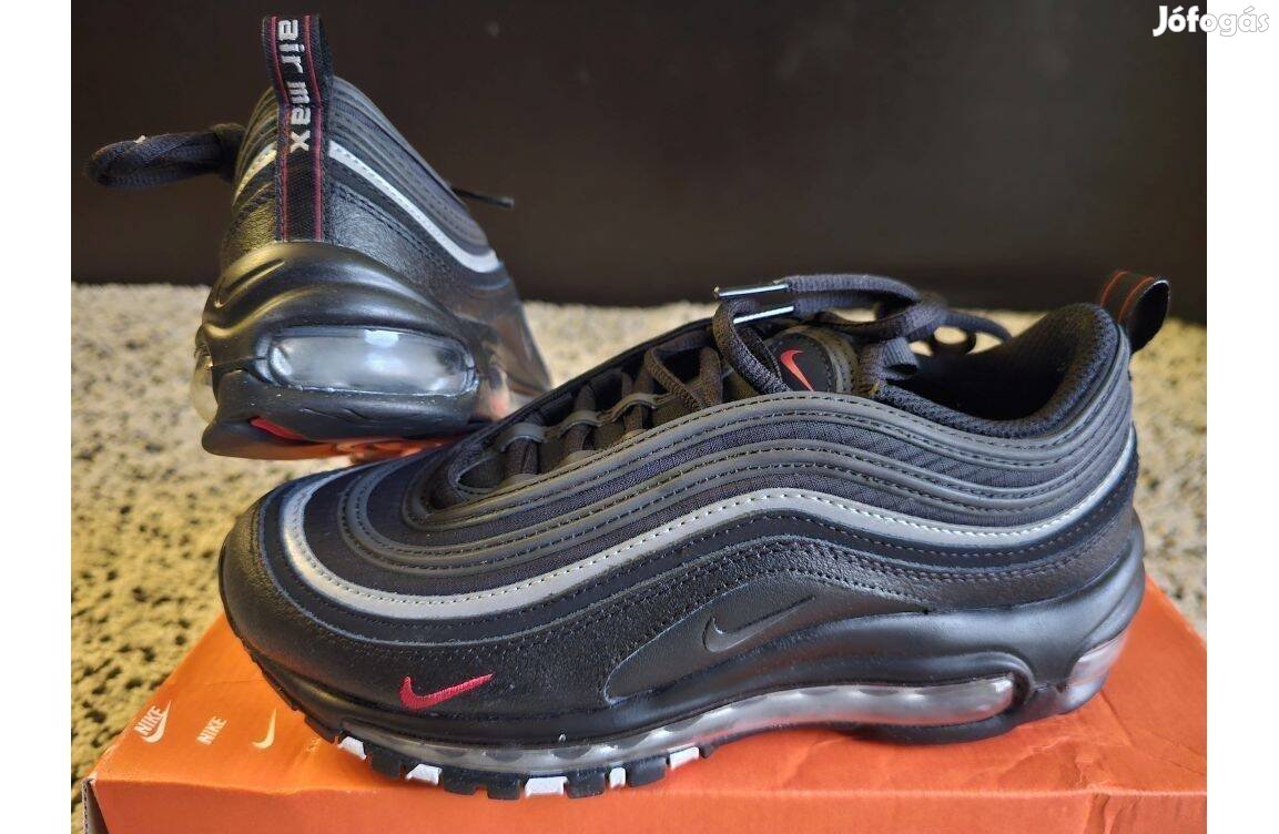 Nike Air Max 97 fekete 38.5-es utcai cipő. Teljesen új, eredeti cipő