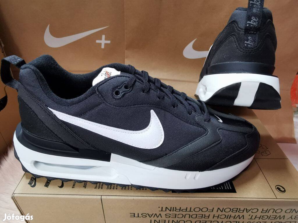 Nike Air Max Dawn férfi 45-ös fekete utcai cipő. Teljesen új, eredeti