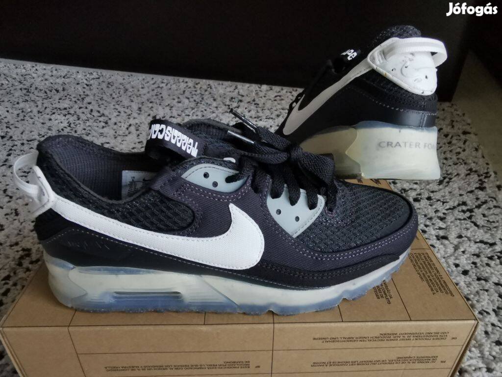 Nike Air Max Terrascape 90 klasszikus 47-es fekete utcai cipő. Új