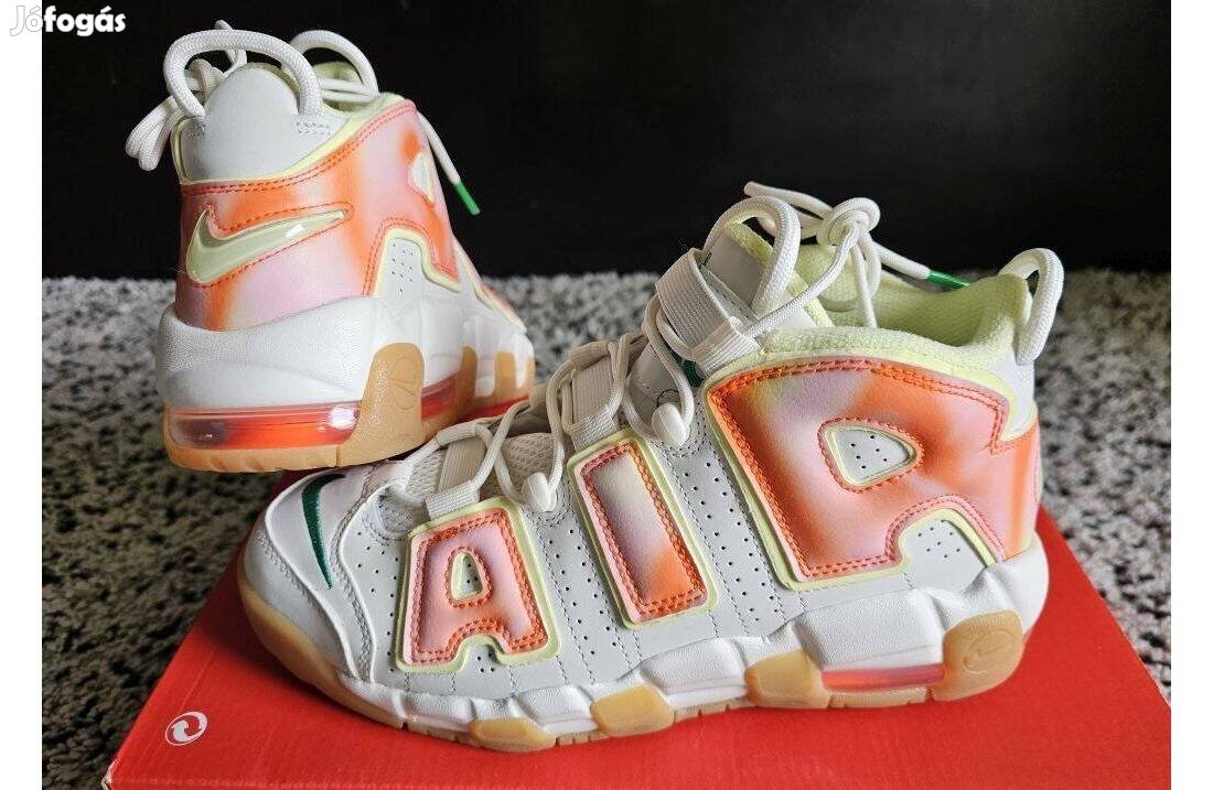 Nike Air More Uptempo 37.5 és 39-es bőr utcai cipő. Teljesen új