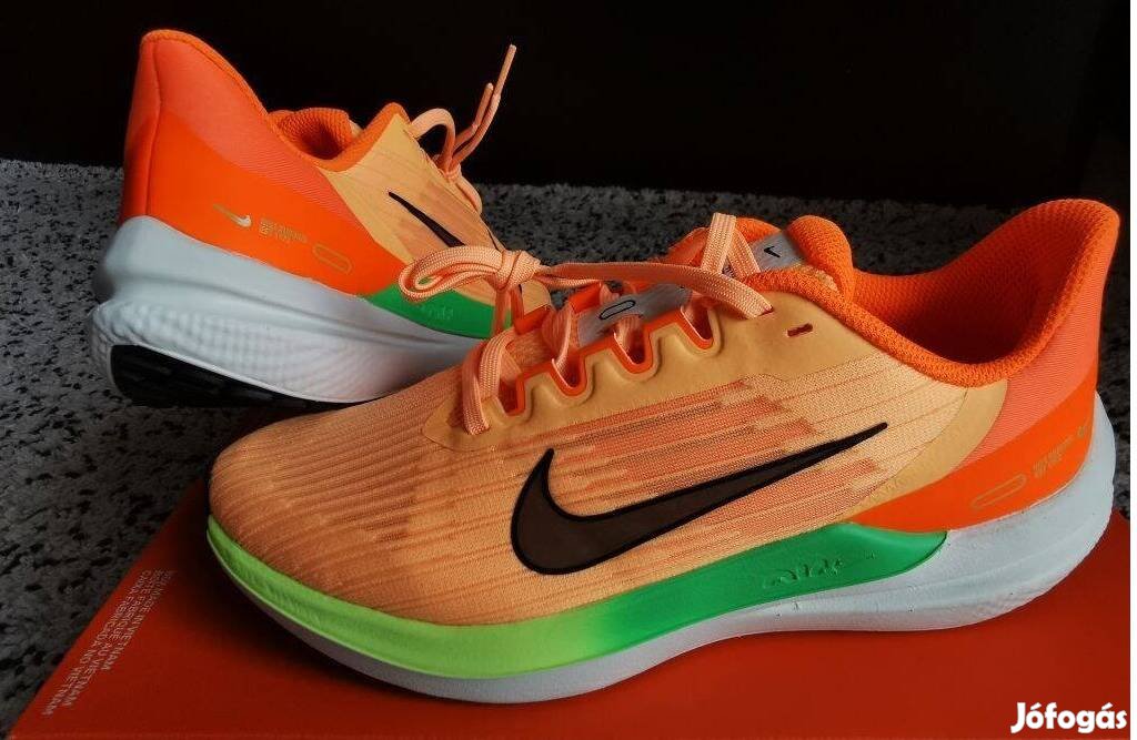Nike Air Winflo 9 narancs 37.5-es futó cipő. Teljesen új, eredeti cipő