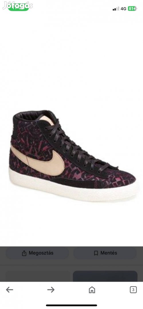 Nike Blazer női / lány cipő 37,5