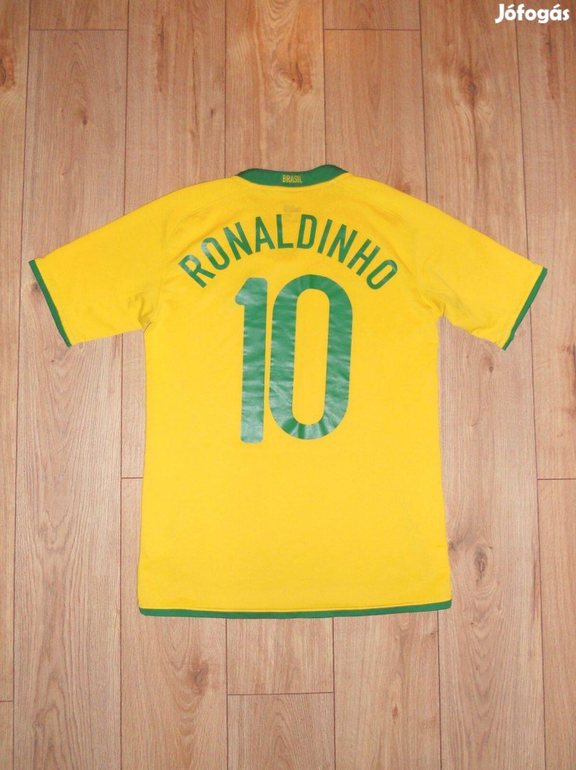 Nike Brazil válogatott 2008 Ronaldinho #10 mez (S-es)