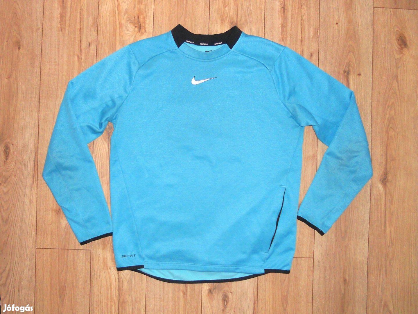 Nike DRI-Fit világoskék pulóver (M-es)