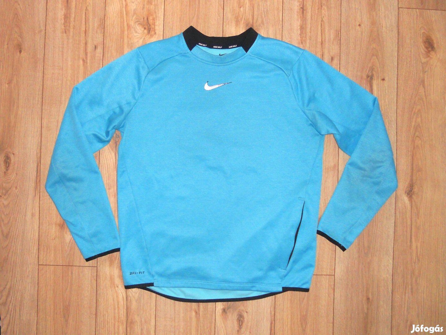 Nike DRI-Fit világoskék pulóver (M-es)