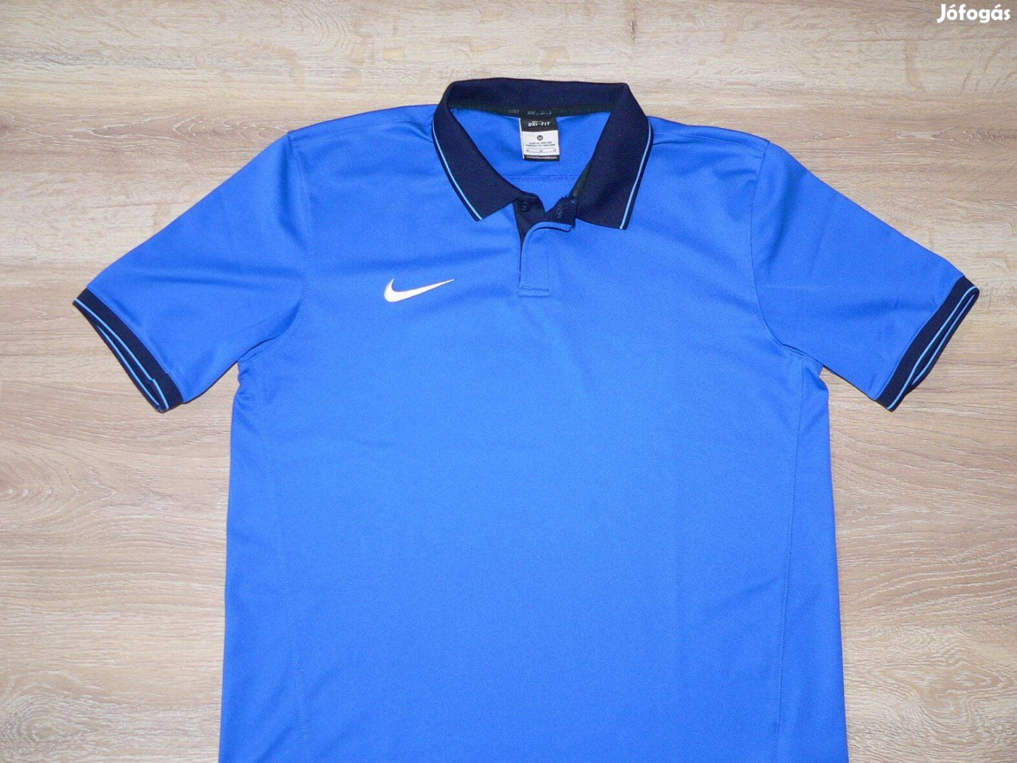 Nike Dri-Fit rövid ujjú galléros póló (M)