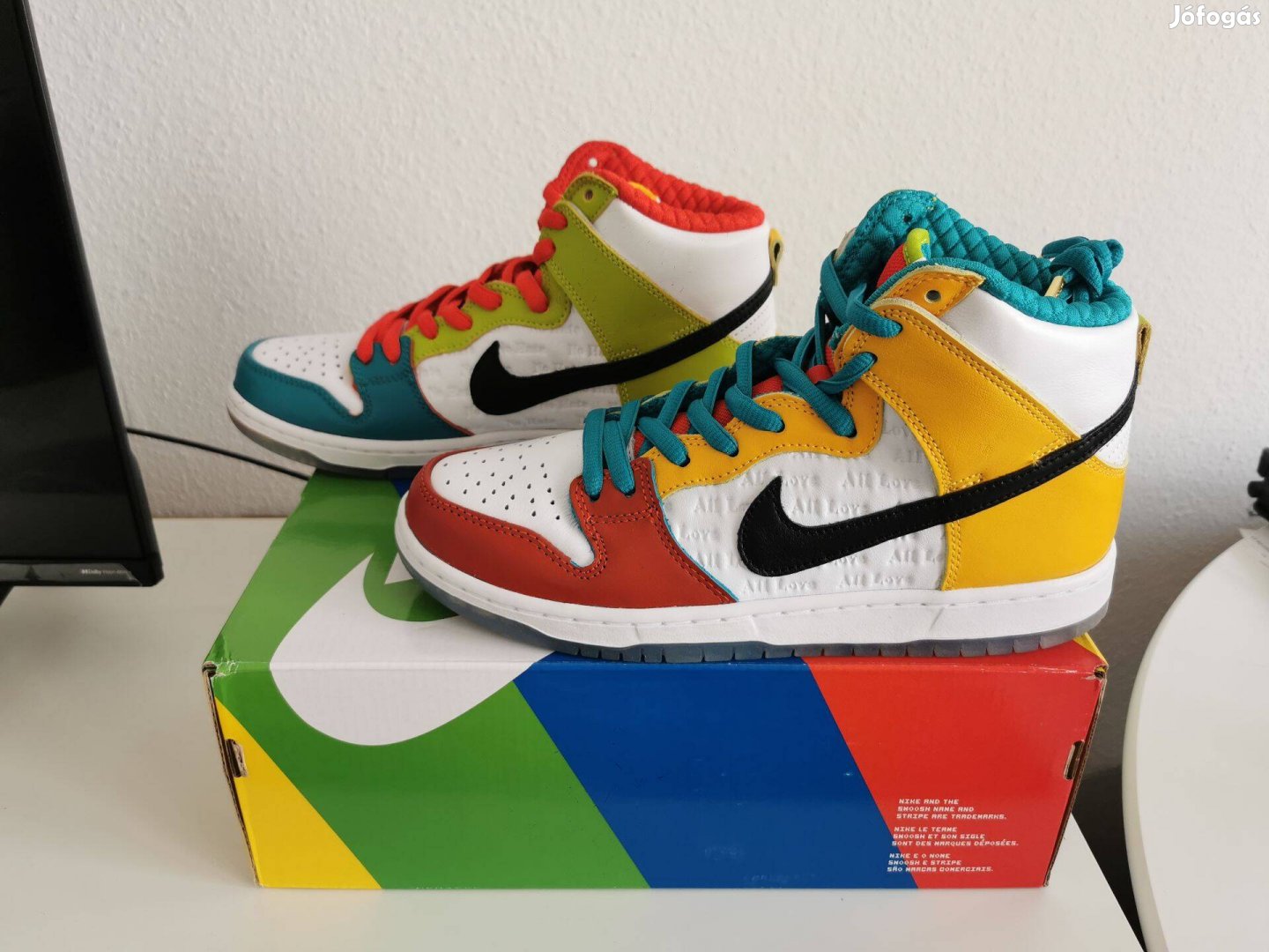 Nike Dunk High froskate cipő, 42 méret, teljesen új