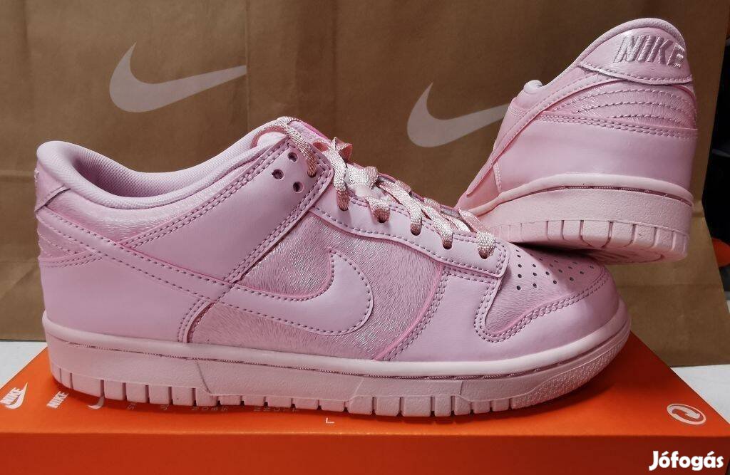 Nike Dunk Low 36.5-es pink bőr utcai cipő. Teljesen új, eredeti cipő