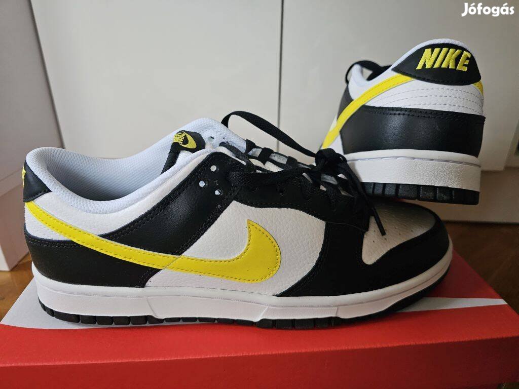 Nike Dunk Low 42.5 és 45-ös férfi bőr utcai cipő. Teljesen új, eredeti