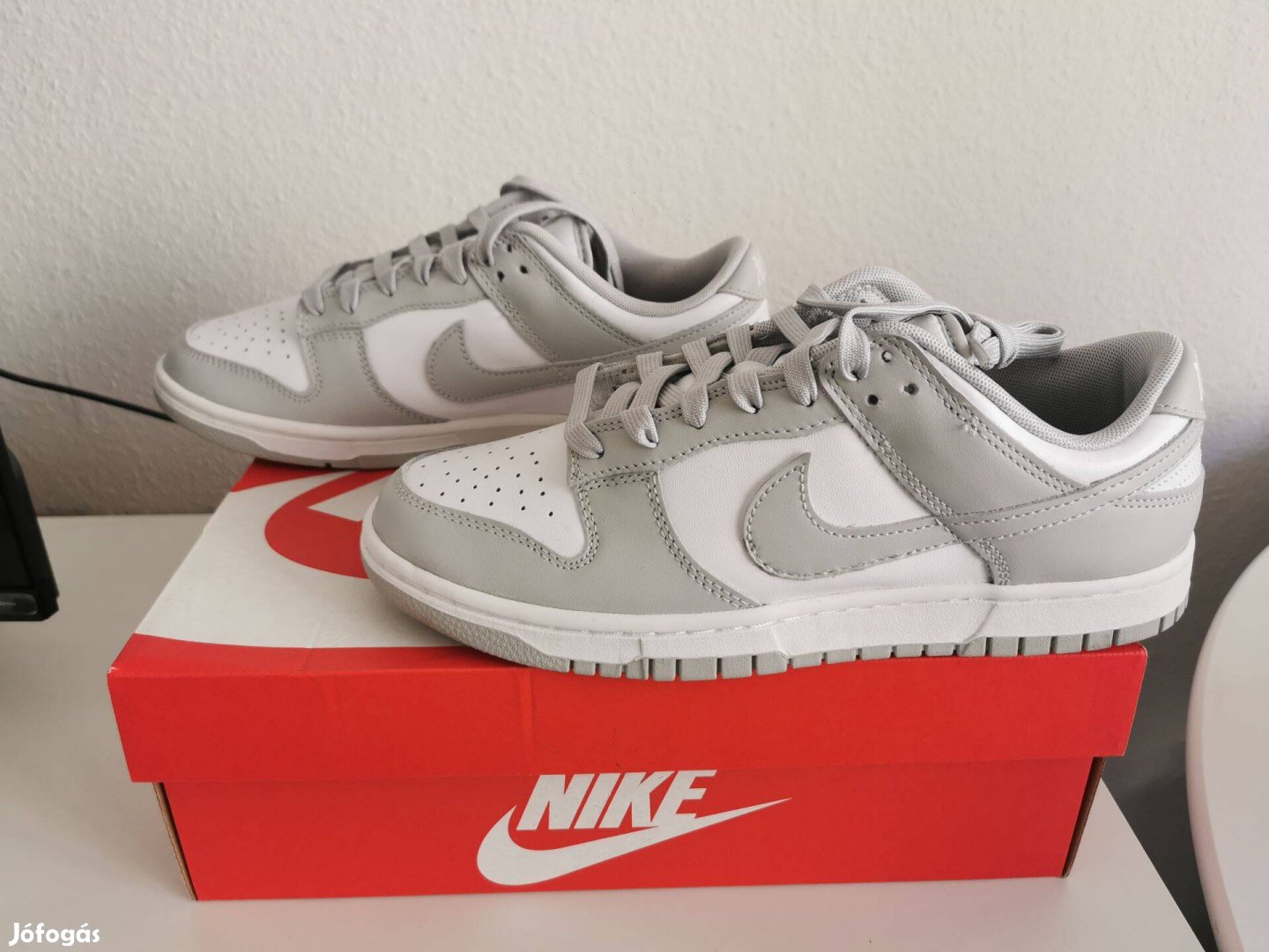 Nike Dunk Low Grey Fog cipő, 42 méret, teljesen új