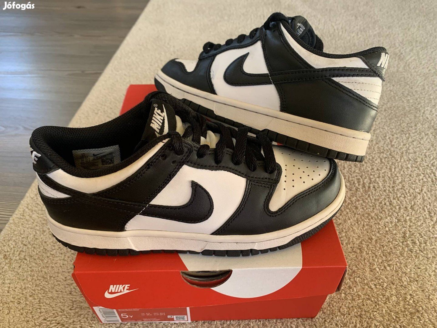 Nike Dunk Low Panda 37,5-es teljesen újszerű.