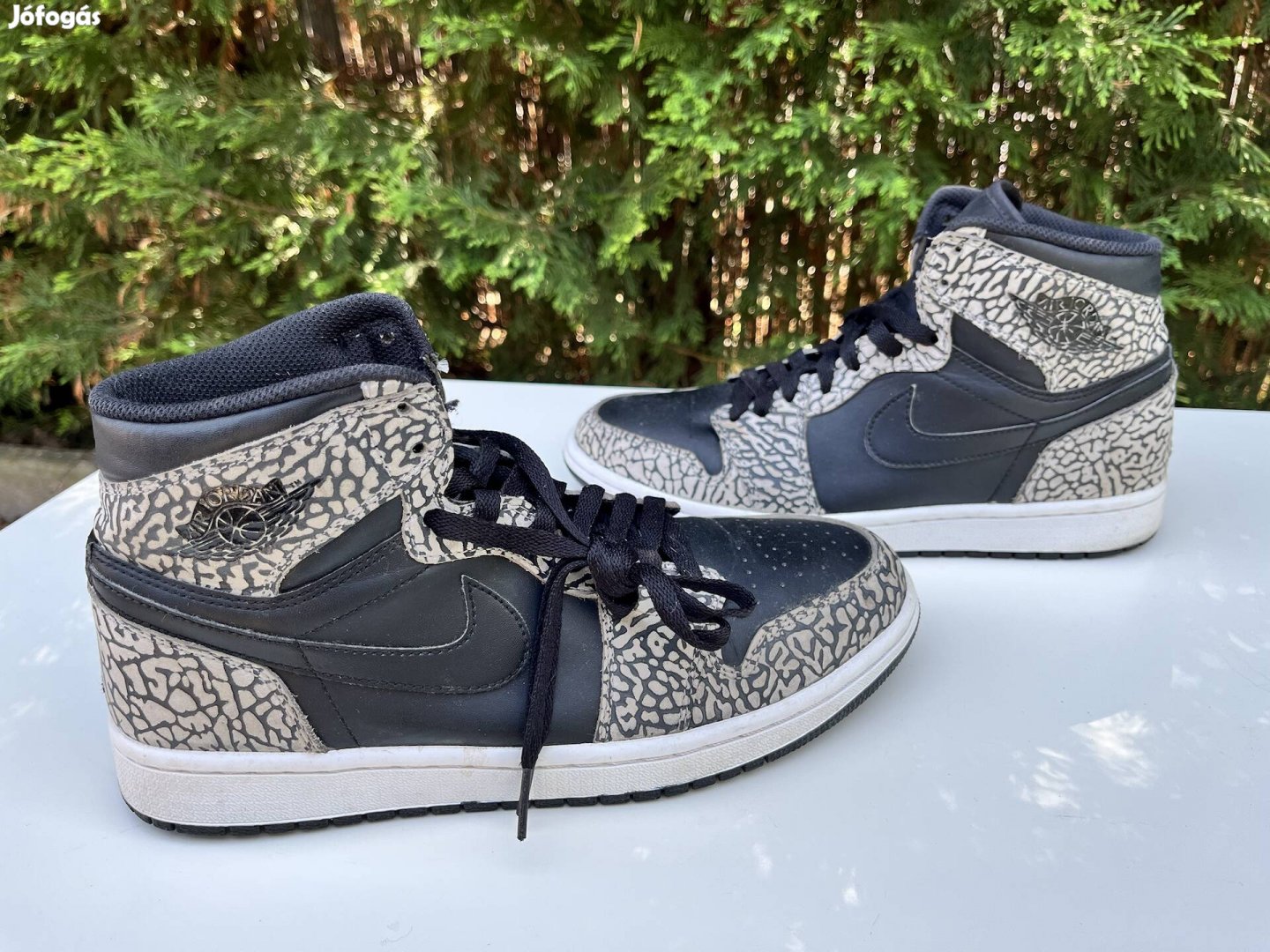 Nike Jordan 1 High Black Elephant cipö 42.5 