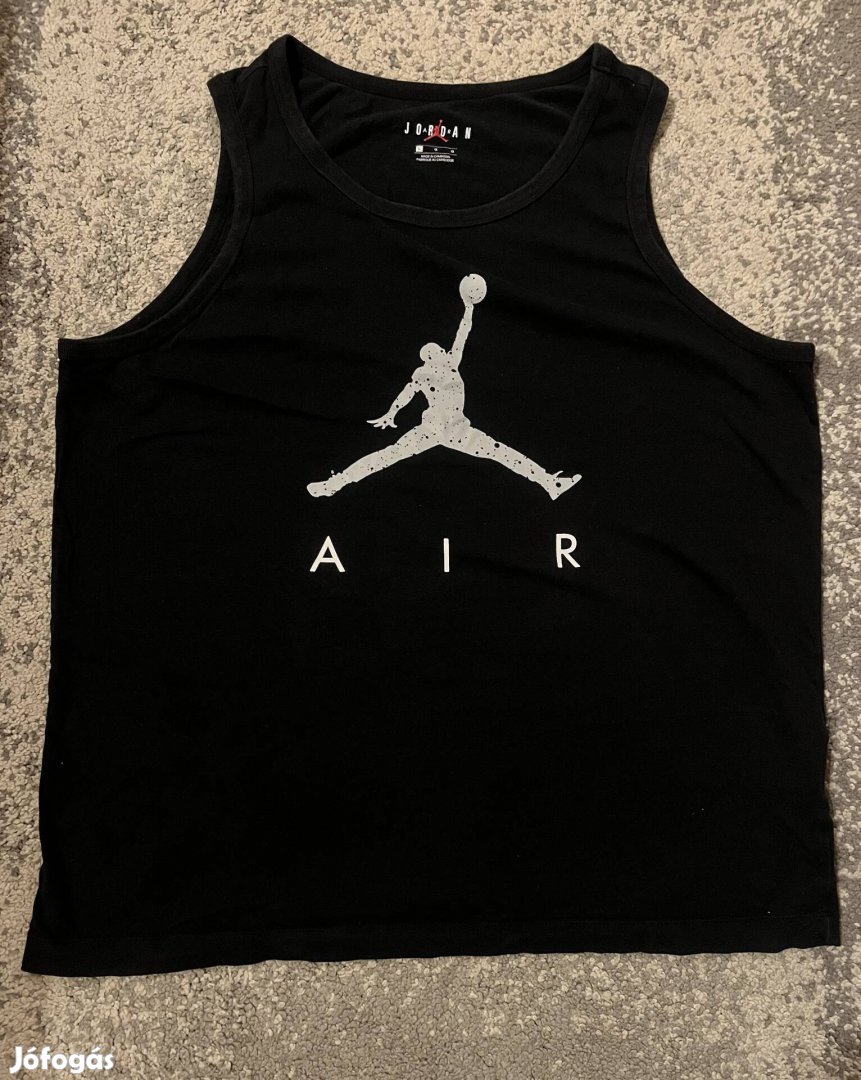 Nike Jordan Air fekete ujjatlan póló