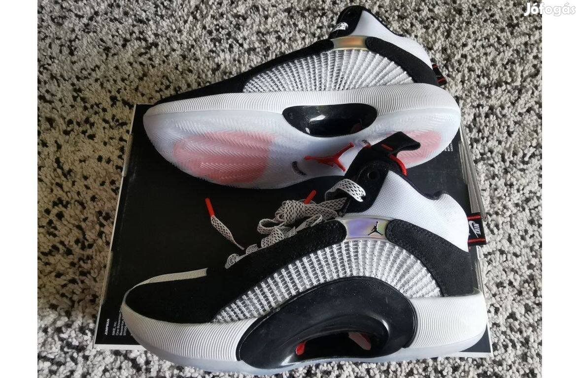 Nike Jordan XXXV fekete-fehér 38.5-es kosaras cipő. Teljesen új, erede