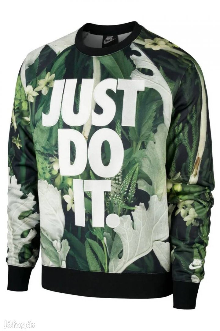 Nike Just Do It virágmintás egyedi pulcsi Új! Eredeti 