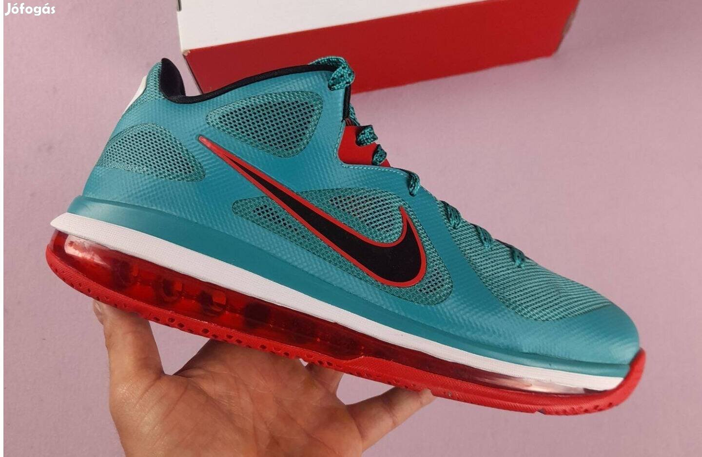 Nike Lebron 9 Low "Liverpool" ( 42,5 - 27cm ) új cipő