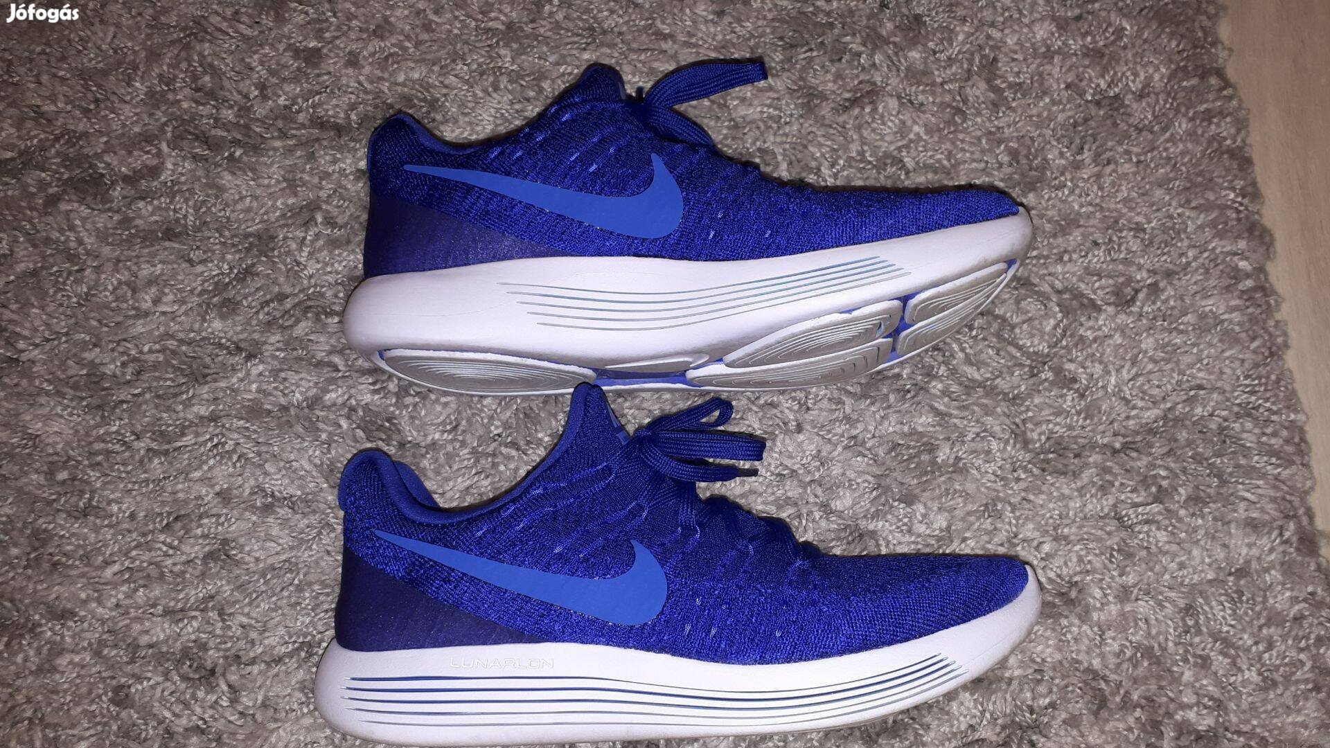 Nike Lunarepic cipő, futócipő, 41-es, kék