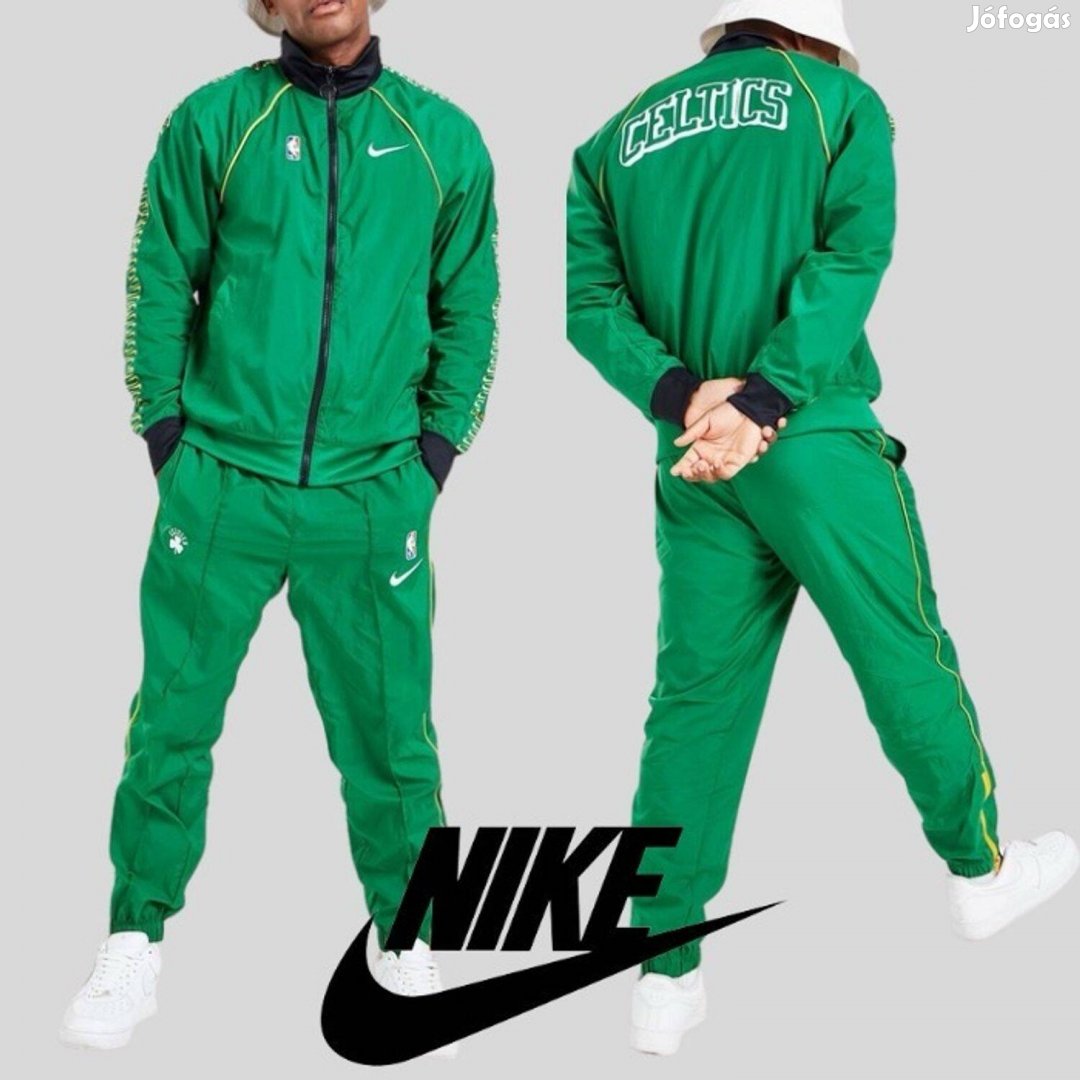 Nike NBA Boston Celtics retro, oldschool susogós melegítőszett