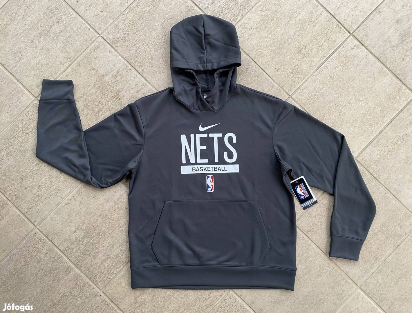 Nike NBA Brooklyn Nets Kapucnis Pulcsi! Új és eredeti!