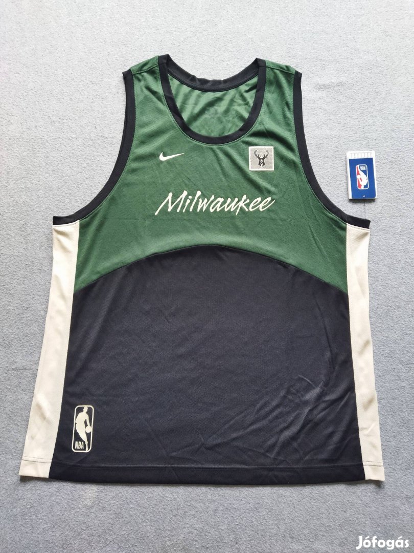 Nike NBA Milwaukee Bucks Basketball Jersey XL -es Új!