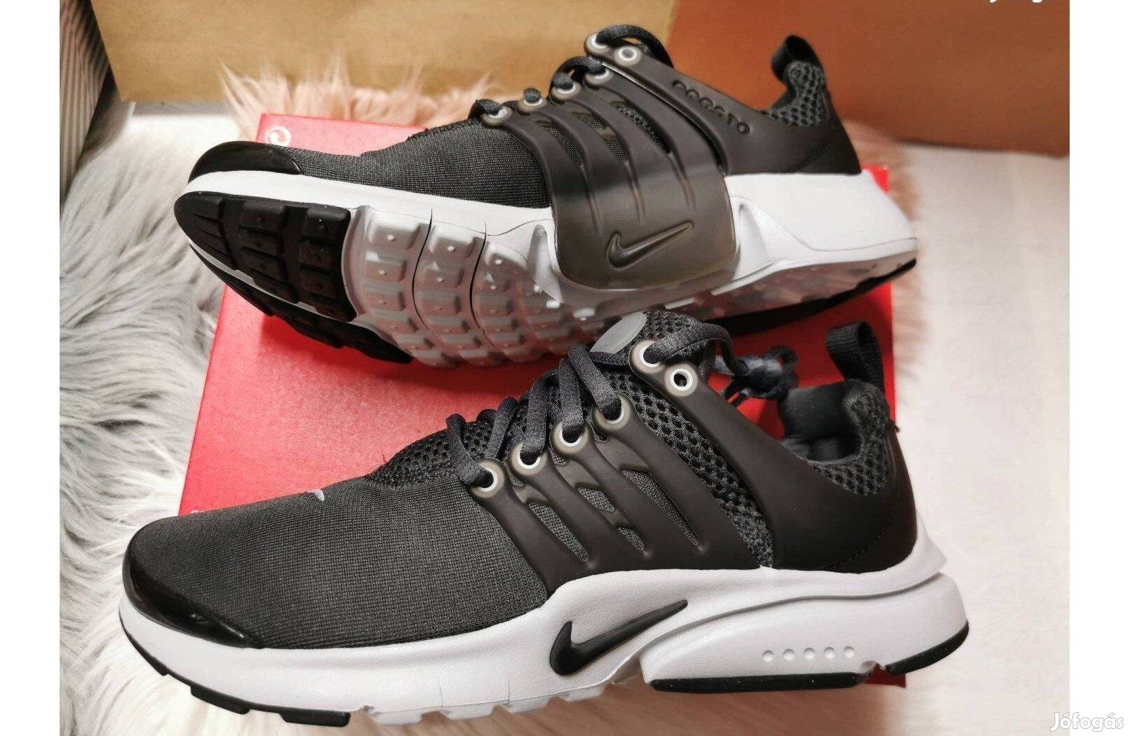 Nike Presto 37.5-es grafitszürke utcai cipő. Akció! Teljesen új