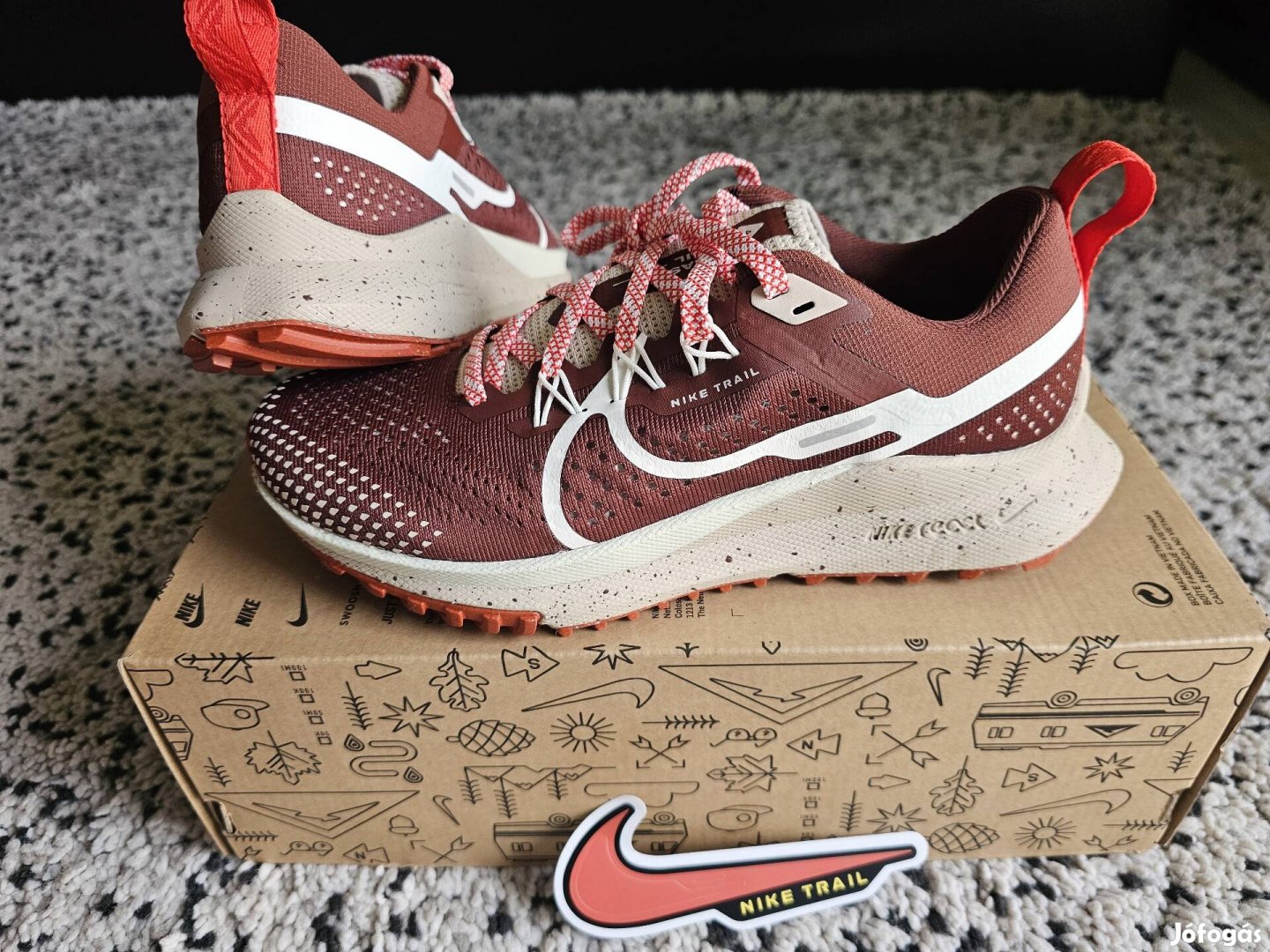 Nike React Pegasus Trail 4 terep futó cipő 37.5 38.5 és 39-es méretben