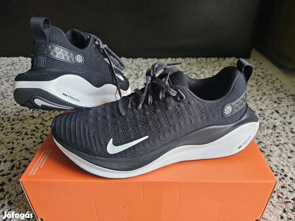 Nike Reactx Infinity Run FK 4 fekete 42.5-es futó, sport cipő. Teljese