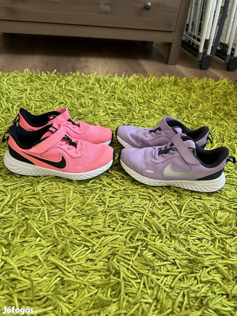 Nike Revolution cipő 2 db egyben 33,5